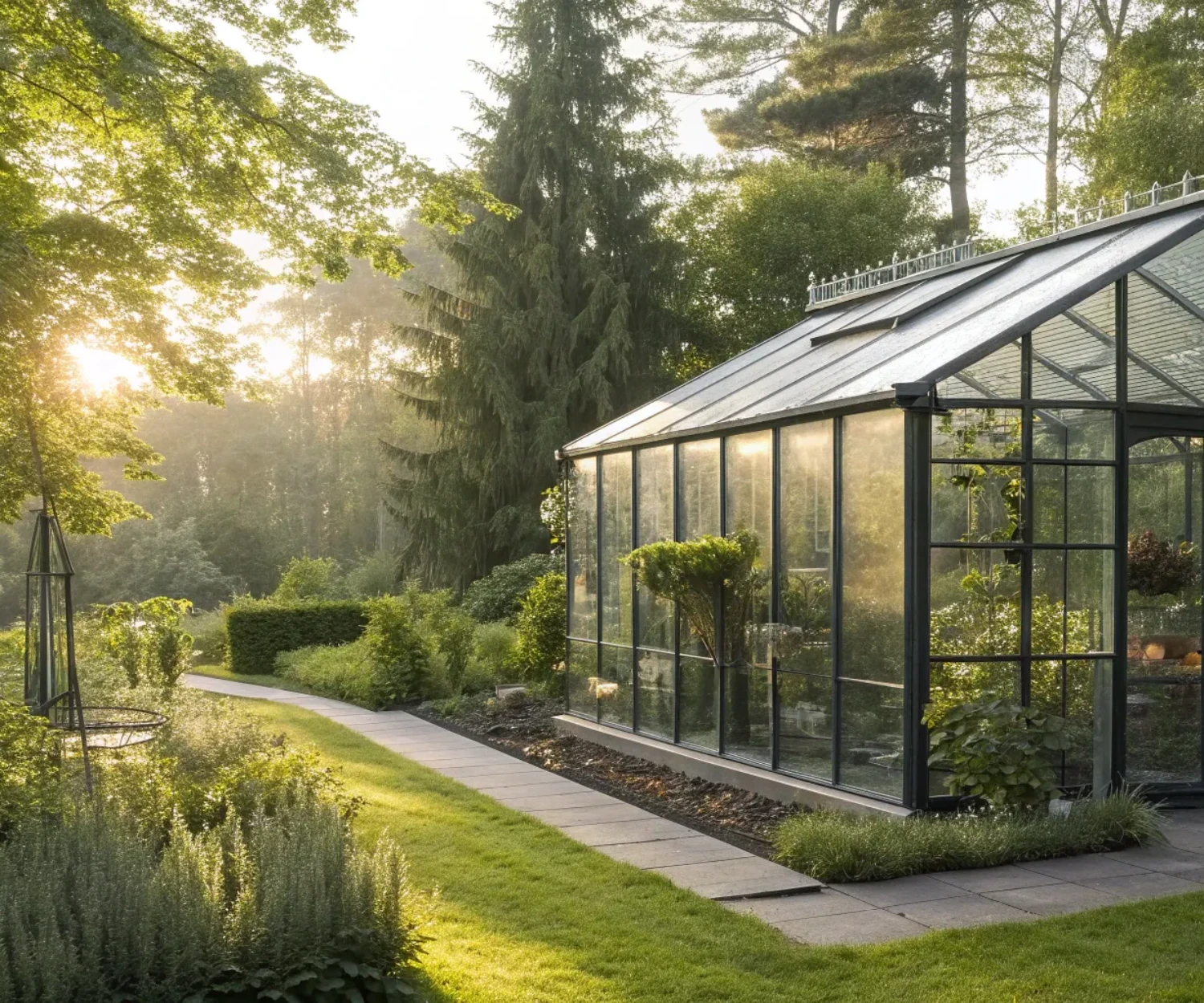 A custom climate controlled greenhouse, a project for professional builders.